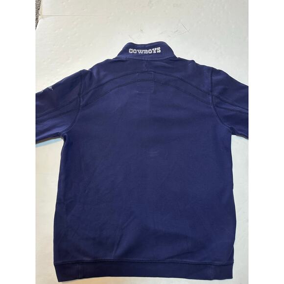 Tommy Bahama NFL Dallas Cowboys 1/4 Zip Pullover Men’s Size Medium Navy Blue - Picture 6 of 7